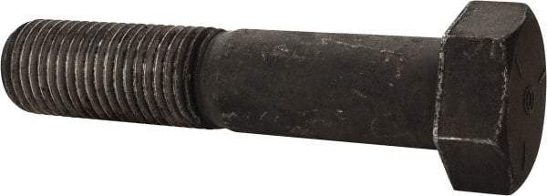 Value Collection - 2 - 4-1/2 UNC, 9-1/2" Length Under Head Hex Head Cap Screw - Partially Threaded, Grade 5 Steel, Uncoated, 3" Hex - Americas Industrial Supply