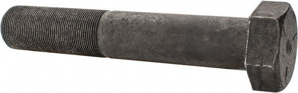 Value Collection - 1-3/4 - 12 UN, 10" Length Under Head Hex Head Cap Screw - Partially Threaded, Grade 5 Steel, Uncoated, 2-5/8" Hex - Americas Industrial Supply