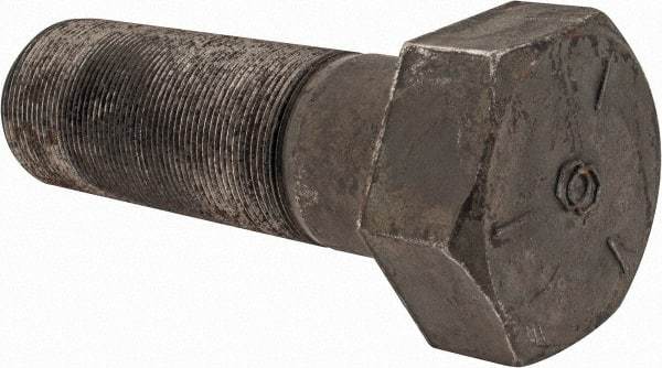 Value Collection - 2-12 UN, 6" Length Under Head Hex Head Cap Screw - Partially Threaded, Grade 5 Steel, Uncoated, 3" Hex - Americas Industrial Supply