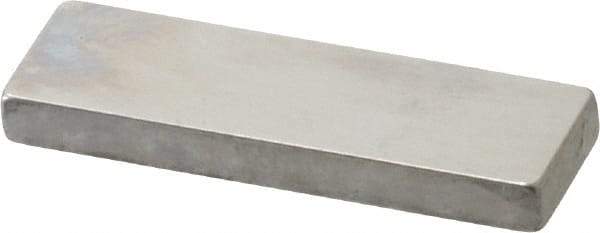 Mitutoyo - 0.126" Rectangular Steel Gage Block - Accuracy Grade 0, Includes Certificate of Inspection - Americas Industrial Supply