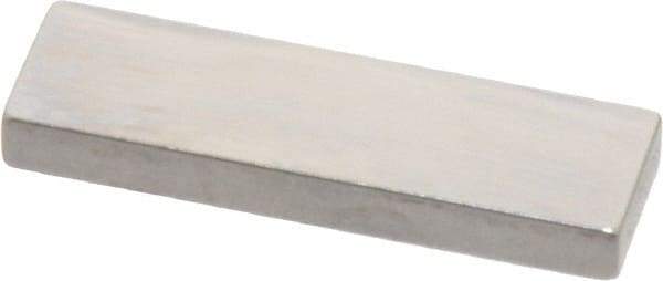 Mitutoyo - 0.13" Rectangular Steel Gage Block - Accuracy Grade 0, Includes Certificate of Inspection - Americas Industrial Supply