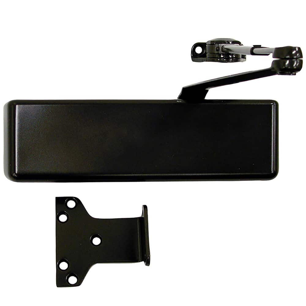 Door Closer Damper: 200 lb Load Capacity Plastic, Non-Handed