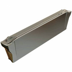 Iscar - DGR2200 IC1028 Grade, 0.0866" Cutting Width, Carbide Cutoff Insert - 6° Right Hand Lead Angle, 0.0008" Cnr Rad, TiAlN/TiN Coated, Double End - Americas Industrial Supply
