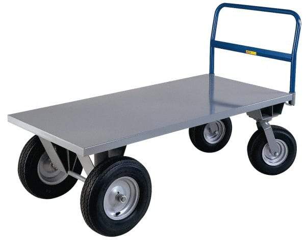 Little Giant - 2,500 Lb Load Capacity, Steel Hopper - 24" Wide x 48" Long x 21" High, Gray - Americas Industrial Supply