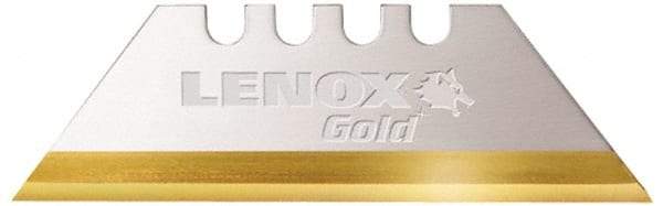 Lenox - 5 Piece Bi-Metal Utility Knife Blade - 2-3/8" OAL - Americas Industrial Supply