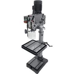 Jet - 20" Swing, Geared Head Drill Press - 12 Speed, 2 hp, Three Phase - Americas Industrial Supply