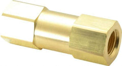 Parker - 1/2" Brass Check Valve - Inline, FNPT x FNPT, 3,000 WOG - Americas Industrial Supply