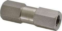 Parker - 1/4" Stainless Steel Check Valve - Inline, FNPT x FNPT, 6,000 WOG - Americas Industrial Supply