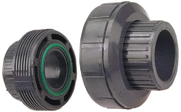 NIBCO - 1" Polypropylene Plastic Pipe Fitting - FPT x FPT End Connections - Americas Industrial Supply