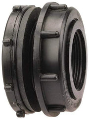 NIBCO - 1-1/4" Polypropylene Plastic Pipe Tank Adapter - Schedule 80, Tank x FPT End Connections - Americas Industrial Supply