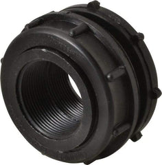 NIBCO - 1-1/2" Polypropylene Plastic Pipe Tank Adapter - Schedule 80, Tank x FPT End Connections - Americas Industrial Supply