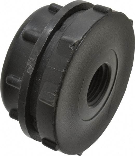 NIBCO - 1/2" Polypropylene Plastic Pipe Tank Adapter - Schedule 80, Tank x FPT End Connections - Americas Industrial Supply