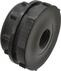 NIBCO - 1/2" Polypropylene Plastic Pipe Tank Adapter - Schedule 80, Tank x FPT End Connections - Americas Industrial Supply