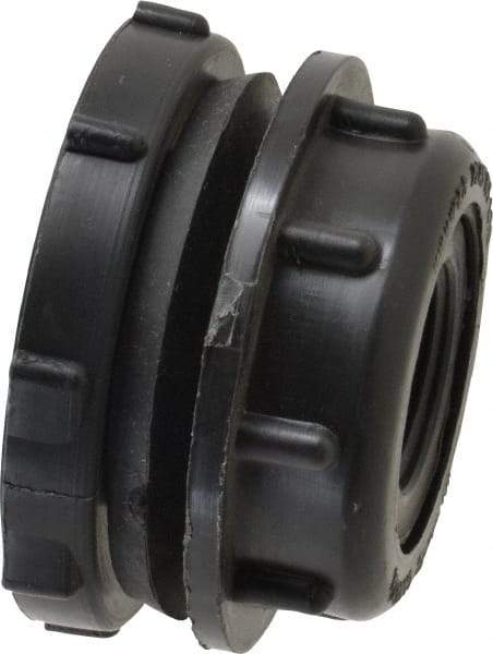NIBCO - 3/4" Polypropylene Plastic Pipe Tank Adapter - Schedule 80, Tank x FPT End Connections - Americas Industrial Supply