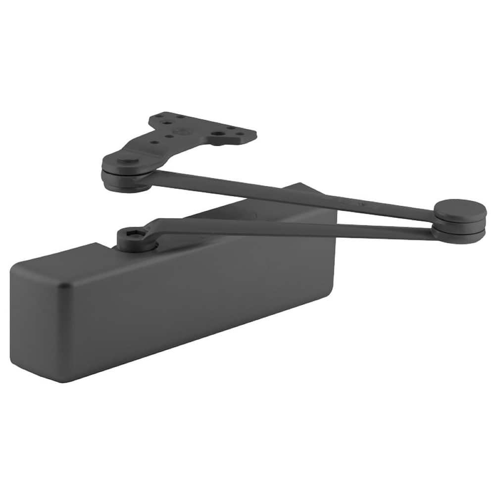 Door Closer Damper: 200 lb Load Capacity Plastic, Non-Handed