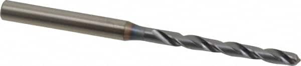 OSG - #19 130° Powdered Metal Jobber Drill - V Finish, Right Hand Cut, Spiral Flute, Straight Shank, 87mm OAL, Standard Point - Americas Industrial Supply