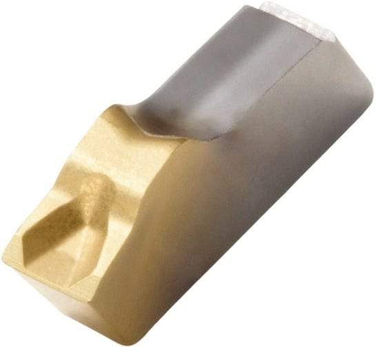 Seco - 150.1016 14 CP500 Grade, 0.088" Cutting Width, Carbide Cutoff Insert - 6° Neutral Lead Angle, 0.006" Cnr Rad, TiAlN/TiN Coated, Single End - Americas Industrial Supply