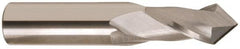 Accupro - 3/4" Diam, 1-1/2" LOC, 2 Flute, 90° Point Angle, Solid Carbide Drill Mill - Uncoated, 4" OAL, 3/4" Shank Diam - Americas Industrial Supply