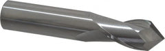 Melin Tool - 3/4" Diam, 1-1/2" LOC, 2 Flute, 90° Point Angle, Solid Carbide Drill Mill - Uncoated, 4" OAL, 3/4" Shank Diam - Americas Industrial Supply