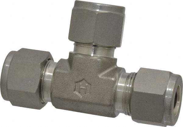 Ham-Let - 1/2" OD, Grade 316Stainless Steel Union Tee - Comp x Comp x Comp Ends - Americas Industrial Supply