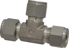 Ham-Let - 1/2" OD, Grade 316Stainless Steel Union Tee - Comp x Comp x Comp Ends - Americas Industrial Supply