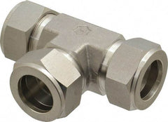Ham-Let - 1" OD, Grade 316Stainless Steel Union Tee - Comp x Comp x Comp Ends - Americas Industrial Supply