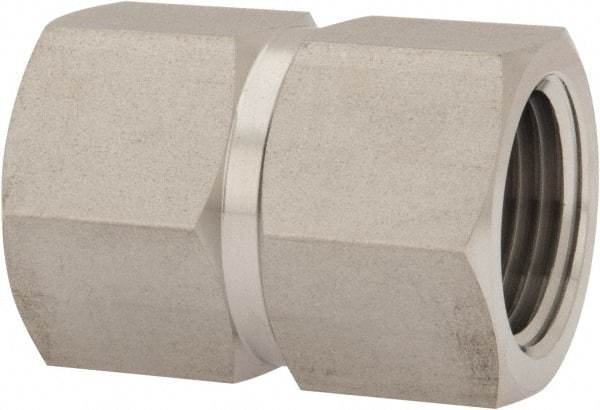 Ham-Let - 1/2" Grade 316 Stainless Steel Pipe Hex Coupling - FNPT x FNPT End Connections, 4,600 psi - Americas Industrial Supply