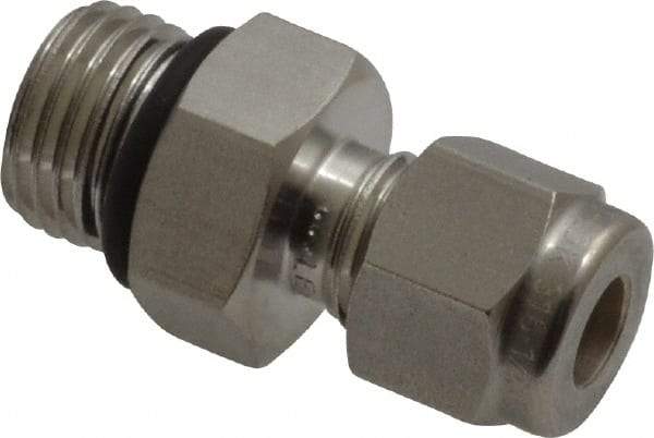 Ham-Let - 1/4" OD, Grade 316Stainless Steel Male Connector - Comp x Male SAE Ends - Americas Industrial Supply