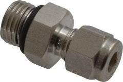 Ham-Let - 1/4" OD, Grade 316Stainless Steel Male Connector - Comp x Male SAE Ends - Americas Industrial Supply
