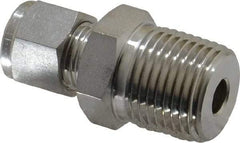 Ham-Let - 3/8" OD, Grade 316Stainless Steel Male Connector - Comp x MNPT Ends - Americas Industrial Supply