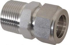 Ham-Let - 3/4" OD, Grade 316Stainless Steel Male Connector - Comp x MNPT Ends - Americas Industrial Supply