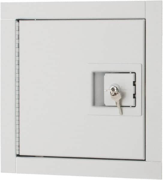 Karp - 10" Wide x 10" High, Steel Insulated Fire Rated Access Door - 8" Opening Width, 8" Opening Height - Americas Industrial Supply