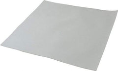 Made in USA - 12" Long, 12" Wide, 0.031" Thick, Silicone Rubber Foam Sheet - 35 to 45 Durometer, White, -20 to 500°F, 640 psi Tensile Strength, Plain Backing, Stock Length - Americas Industrial Supply