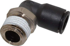 Legris - 12mm Outside Diam, 1/2 NPT, Nylon Push-to-Connect Tube Male Elbow - 290 Max psi, Tube to Male NPT Connection, Buna Nitrile O-Ring - Americas Industrial Supply