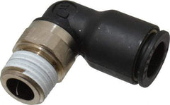 Legris - 3/8" Outside Diam, 1/4 BSPT, Nylon Push-to-Connect Tube Male Elbow - 290 Max psi, Tube to Male BSPT Connection, Buna Nitrile O-Ring - Americas Industrial Supply