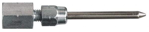 Lincoln - 1/8 Thread, Grease Gun Needle Nozzle - NPT (F) Thread - Americas Industrial Supply