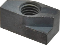 Gibraltar - 1/2-13 Blind Tapped Quarter Turn T Slot Nut - 5/8" Slot Width, 5/8 x 0.333" Base Width x Height, 1-1/4 x 5/8" OAL x Height - Americas Industrial Supply