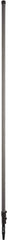 Vikan - 236 x 1-21/64" Aluminum Squeegee Handle - European Threaded Connection, Gray, Telescoping - Americas Industrial Supply