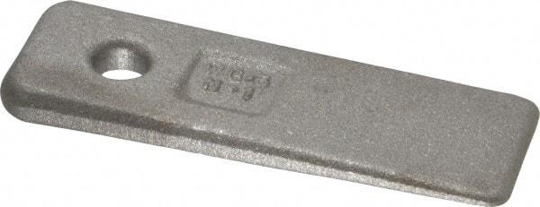 Gibraltar - 3" OAL, Carbon Steel Clamp Wedge - 1" Wide, 1/4" at Thick End, Class CA Grade - Americas Industrial Supply