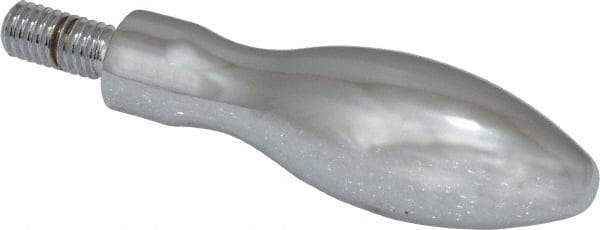Gibraltar - M6x1 Threaded Stem, Fixed Handwheel & Machine Handle - Steel Bulb Shape Handle, Steel Stem - Americas Industrial Supply