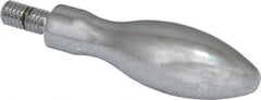Gibraltar - M6x1 Threaded Stem, Fixed Handwheel & Machine Handle - Steel Bulb Shape Handle, Steel Stem - Americas Industrial Supply