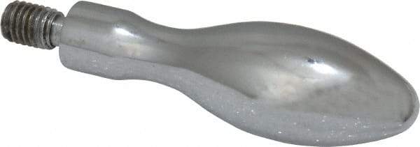 Gibraltar - M8x1.25 Threaded Stem, Fixed Handwheel & Machine Handle - Steel Bulb Shape Handle, Steel Stem - Americas Industrial Supply