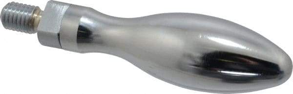 Gibraltar - M10x1.5 Threaded Stem, Revolving Handwheel & Machine Handle - Steel Bulb Shape Handle, Steel Stem - Americas Industrial Supply