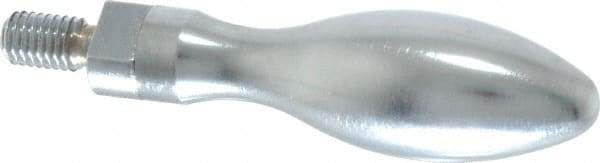 Gibraltar - M8x1.25 Threaded Stem, Revolving Handwheel & Machine Handle - Steel Bulb Shape Handle, Steel Stem - Americas Industrial Supply