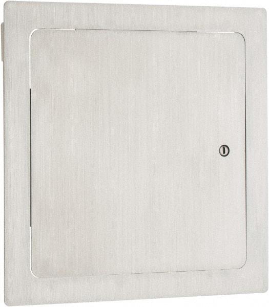 Karp - 11-1/2" Wide x 11-1/2" High, Stainless Steel Universal Access Door - 10" Opening Width, 10" Opening Height - Americas Industrial Supply