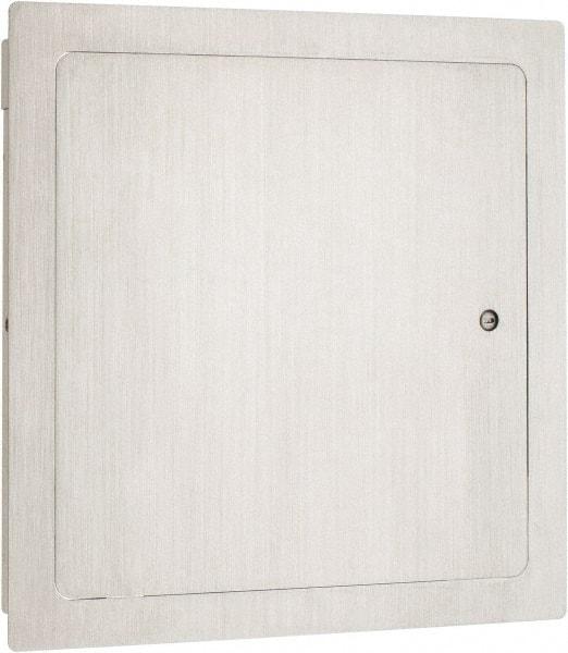 Karp - 13-1/2" Wide x 13-1/2" High, Stainless Steel Universal Access Door - 12" Opening Width, 12" Opening Height - Americas Industrial Supply