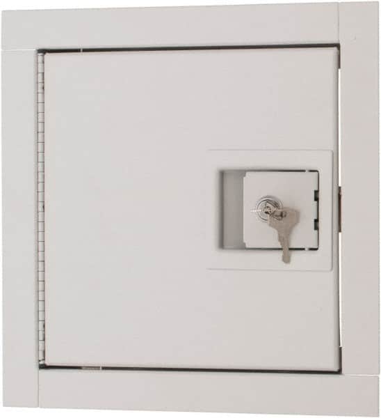 Karp - 10" Wide x 10" High, Steel Non Insulated Fire Rated Access Door - 8" Opening Width, 8" Opening Height - Americas Industrial Supply
