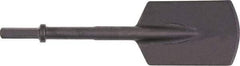 Ingersoll-Rand - 5-1/2" Head Width, 16" OAL, 0.7" Shank Diam, Spade Chisel - Hex Drive, Hex Shank, Steel - Americas Industrial Supply