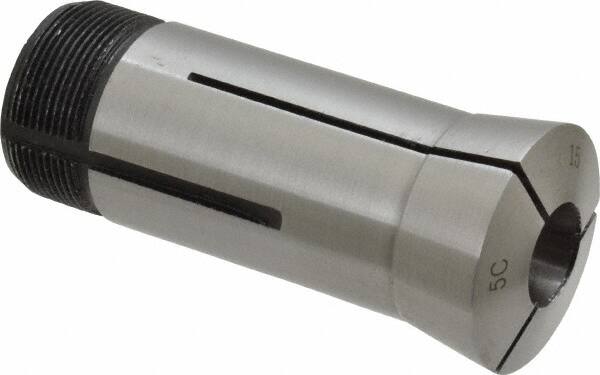 Value Collection - 15 mm 5C Round Collet - 1.041-24 Internal Thread Size, Steel - Exact Industrial Supply