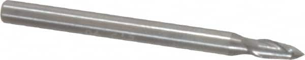 Magafor - 2.5mm Body Diam, 90°, 1-1/2" OAL, Solid Carbide Spotting Drill - Americas Industrial Supply